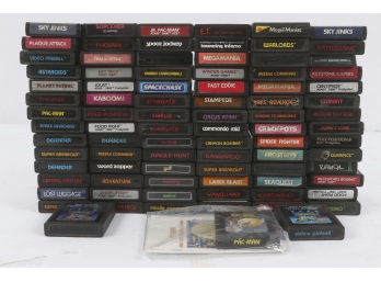 Atari 2600 And 7800 Games (Lot Of 80)