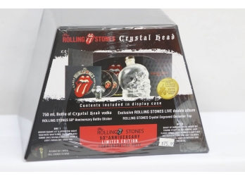 Rolling Stones Crystal Head Commemorative Bottle