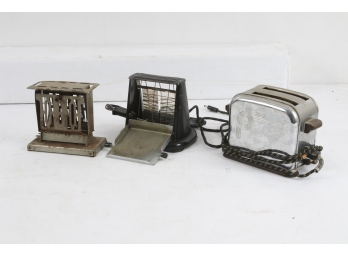 Group Of 3 Vintage Electric Toasters