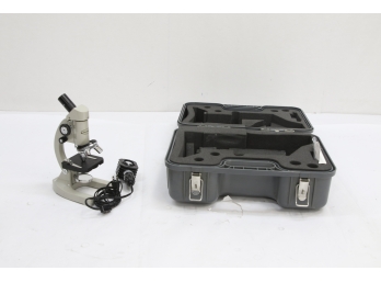 Frey Scientific Microscope With Carrying Case