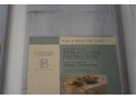 LOT OF 2 CLEAR VINYL TABLECLOTH PROTECTOR, 70X90 INCHES