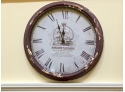 Tin Paint Decorated Wall Clock