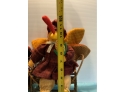 Lot Of Turkeys -turkey On Bench 12 Inches