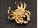 Swarovski Crab Pin Brooch