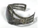 Native American Pawn Silver Cuff Bracelet