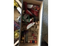 LOT VINTAGE TOY CARS W/ OTHER MISC TOYS