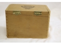 Vintage Petit Corona Wooden Cigar Box