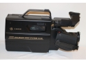 GE CG-9808 SE VHS MOVIE CAMERA CAMCORDER With Manual & Case Charger Cables Etc