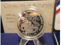 1995 Special Olympics Proof Silver Dollar Commemorative Coin