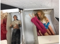 Vintage Barbie Case With Barbie Assortment