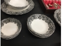 Vintage Wedgewood China And Vintage Flat Wear And Serving Pieces
