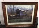 Bean Blossom Covered Bridge Numbered And Signed Print, Decorative Lanterns