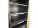 Pair Of Custom Black Bookcases With Adjustable Shelves - Made In Mexico