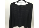 Mossimo Black Sheer Top Size M New With Tags