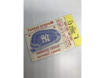1977 Yankee Ticket Stub