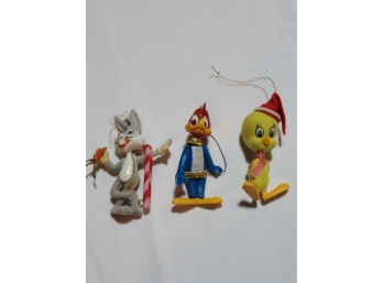 Bugs Bunny, Winnie Wood Pecker, Twenty Bird Christmas Ornaments