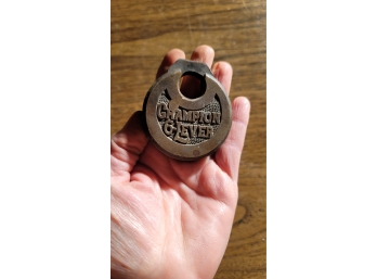 Vintage Lock #4 Champion 6 Lever