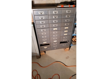 Metal Workshop Cabinet- Missing Two Drawers