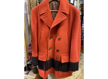 Hudson Bay Point Blanket Woolen Coat,  XL