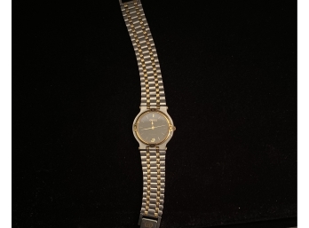 Gucci Watch Silver And Gold Tone Band