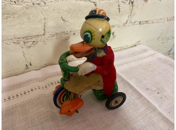 Rare Alps Vintage Tin Toy Duck