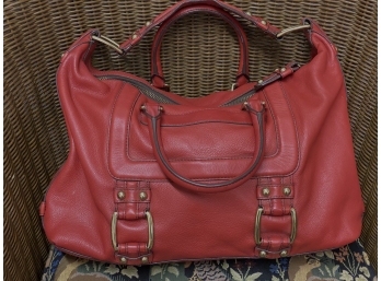 Banana Republic Leather Purse With All The Trim