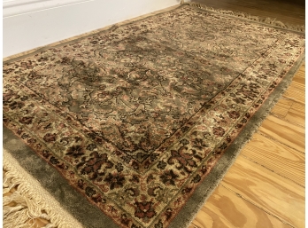 Soft Small Rug With Fringe