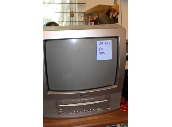 T.V. With VHS Player