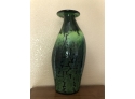 Large Heavy Green Vase