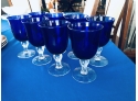 Blue Wine Glasses