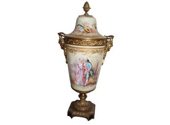 Hand Painted Urn Vase (1)