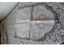 Vintage Embroidered Table Runner