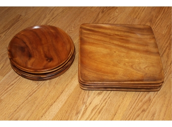 Wooden Plates (8)
