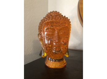 Pressed Amber Buddha