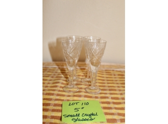 Small Crystal Glasses