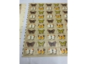 LOT OF 2 BUTTERFLY STAMPS