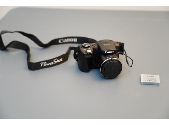 CANON POWERSHOT SX500IS WITH STRAP & BATTERY