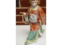 HAND PAINTED MONKEY PORCELAIN FIGURINE, 12IN HEIGHT