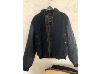 1980s Men’s Coat Black Size Large