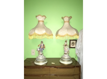 Pair Of Italian Lamps