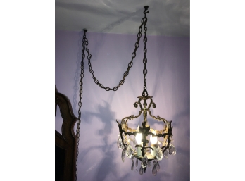 Provincial Gilded Hanging Lamp