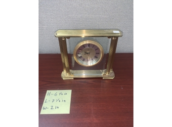 Howard Miller Desk Clock, Heavy, Untested
