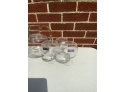 HAND BLOWN TOSCANY 6 GLASSES AND PITCHER