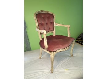 Victorian Velvet Chair