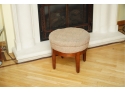 SMALL STOOL WITH WOOD BOTTOM