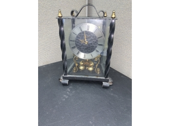Mantle Clock, Untested Four Sided Glass
