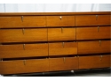 MID-CENTURY 12 DRAW DRESSER MADE FOR FASHION TREND BY JOHNSON CARPER