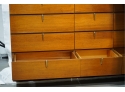 MID-CENTURY 12 DRAW DRESSER MADE FOR FASHION TREND BY JOHNSON CARPER