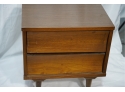MID-CENTURY TWO DRAW NIGHTSTAND