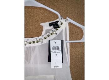 Ann Taylor Size 2 With Tag White Top
